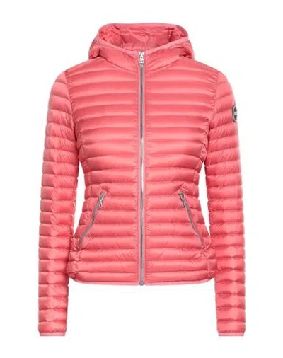 COLMAR COLMAR WOMAN PUFFER CORAL SIZE 2 POLYAMIDE