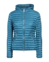 Colmar Woman Puffer Deep Teal Size 10 Polyamide In Blue