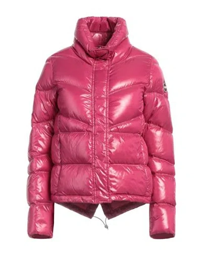 Colmar Woman Puffer Fuchsia Size 10 Polyamide In Pink