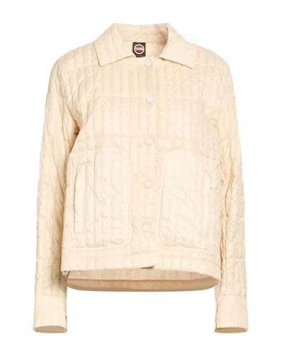 Colmar Woman Puffer Ivory Size 12 Polyamide In Neutral