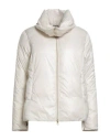 Colmar Woman Puffer Ivory Size 12 Polyamide In White