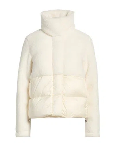 Colmar Woman Puffer Ivory Size 2 Polyester, Polyamide In White