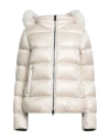 Colmar Woman Puffer Ivory Size 6 Polyamide In White