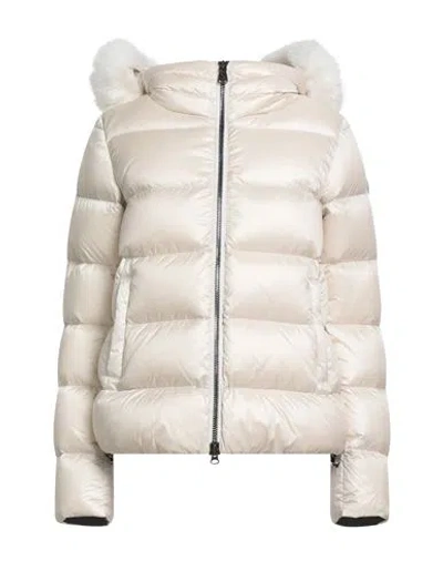 COLMAR COLMAR WOMAN PUFFER IVORY SIZE 6 POLYAMIDE