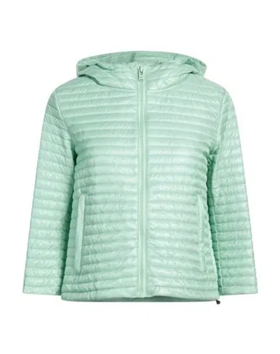 Colmar Woman Puffer Light Green Size 4 Polyamide