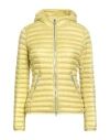 Colmar Woman Puffer Lime Green Size 12 Polyamide In Yellow