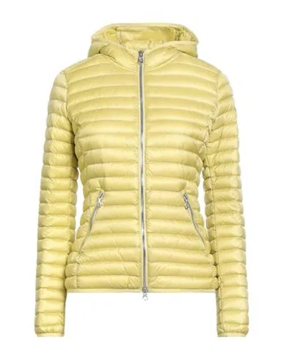 Colmar Woman Puffer Lime Green Size 12 Polyamide In Yellow