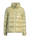 Colmar Woman Puffer Lime Green Size 8 Polyamide In Green