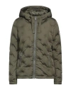 Colmar Woman Puffer Military Green Size 10 Polyester In Green