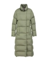 Colmar Woman Puffer Military Green Size 12 Polyester