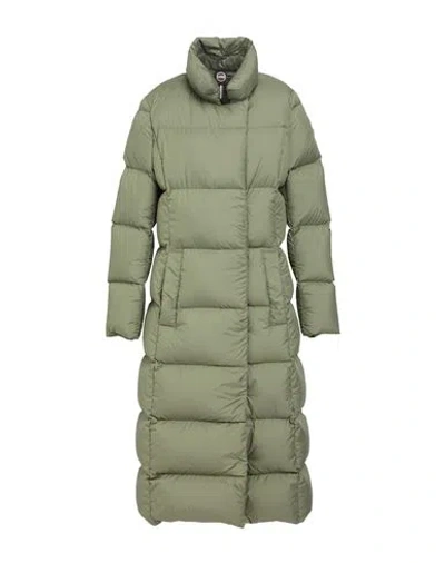 Colmar Woman Puffer Military Green Size 12 Polyester