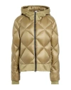 Colmar Woman Puffer Military Green Size M Polyamide In Gold