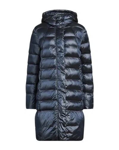 Colmar Woman Puffer Navy Blue Size 10 Polyamide