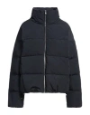 Colmar Woman Puffer Navy Blue Size 10 Polyester