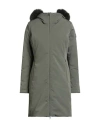 Colmar Woman Puffer Sage Green Size 12 Polyester, Polyamide, Elastane In Green