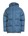 Colmar Woman Puffer Slate Blue Size 14 Polyester In Blue
