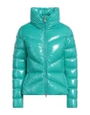 Colmar Woman Puffer Turquoise Size 4 Polyamide In Blue