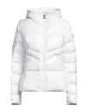 Colmar Duck Down Hooded Jacket In White