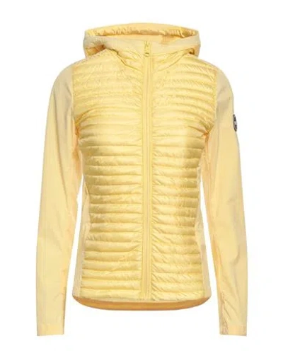 Colmar Woman Puffer Yellow Size 4 Polyamide