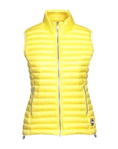 Colmar Sleeveless Down Jacket In Yellow
