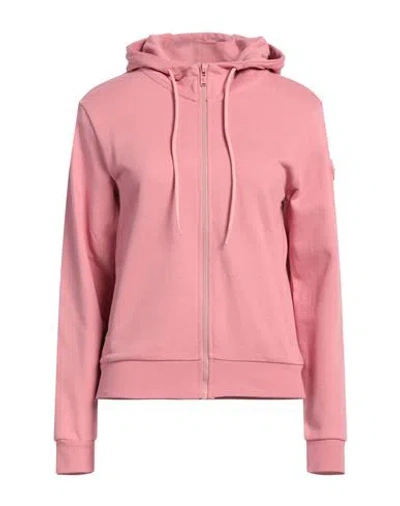 Colmar Woman Sweatshirt Antique Rose Size S Cotton In Pink