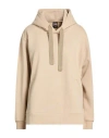 Colmar Woman Sweatshirt Beige Size L Cotton, Polyester In Brown