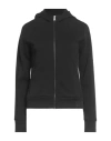 Colmar Woman Sweatshirt Black Size L Polyester, Cotton