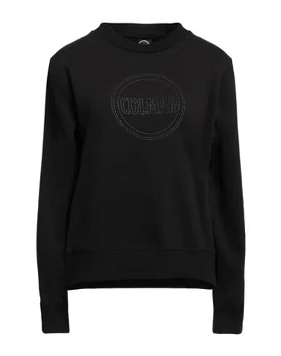 Colmar Woman Sweatshirt Black Size Xs Polyester, Cotton