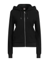 Colmar Woman Sweatshirt Black Size S Cotton In Black