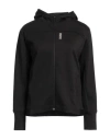 Colmar Woman Sweatshirt Black Size S Polyester, Elastane
