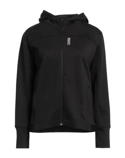 Colmar Woman Sweatshirt Black Size S Polyester, Elastane
