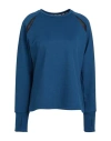 Colmar Woman Sweatshirt Blue Size L Polyester, Elastane, Polyamide