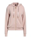 Colmar Woman Sweatshirt Blush Size L Modal, Polyester, Elastane In Brown