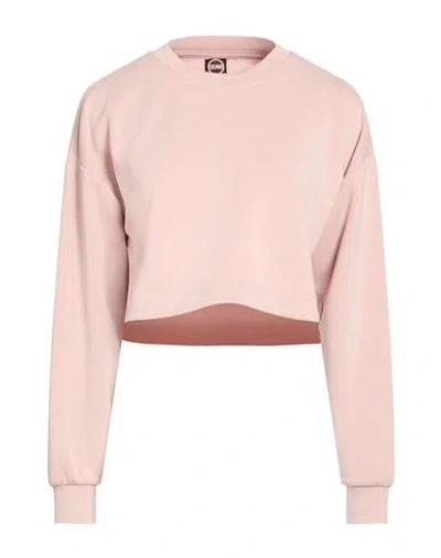 Colmar Woman Sweatshirt Blush Size Xl Modal, Polyester, Elastane In Pink