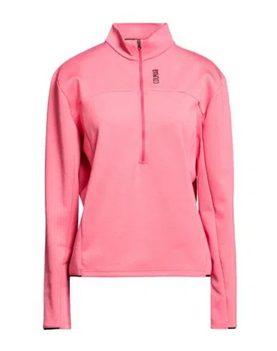 Colmar Woman Sweatshirt Coral Size M Polyester, Elastane In Pink