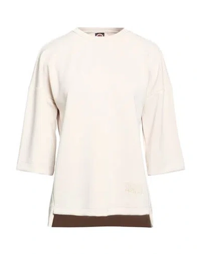 Colmar Woman Sweatshirt Cream Size L Modal, Polyester, Elastane In Neutral