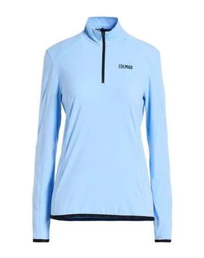 Colmar Woman Sweatshirt Light Blue Size L Polyamide, Elastane