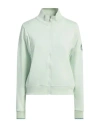 Colmar Woman Sweatshirt Light Green Size M Cotton, Polyester In Green
