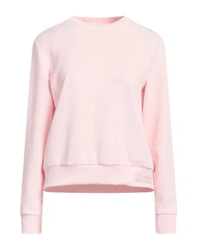 Colmar Woman Sweatshirt Light Pink Size L Modal, Polyester, Elastane In Pink