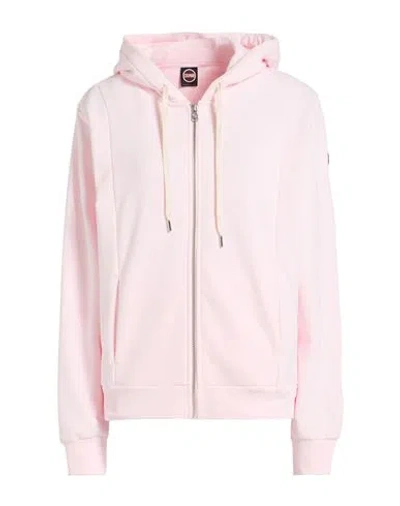 Colmar Woman Sweatshirt Light Pink Size Xl Cotton, Polyester