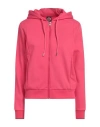 Colmar Woman Sweatshirt Magenta Size L Cotton, Polyester