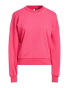 Colmar Woman Sweatshirt Magenta Size S Cotton, Polyester In Pink