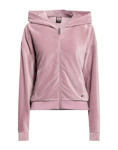 Colmar Woman Sweatshirt Mauve Size Xl Cotton, Polyester, Elastane In Pink