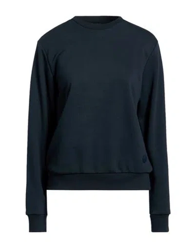 Colmar Woman Sweatshirt Midnight Blue Size L Cotton, Polyester