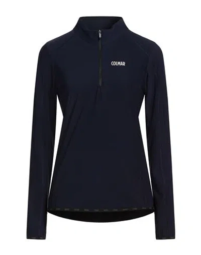 Colmar Woman Sweatshirt Midnight Blue Size L Polyamide, Elastane