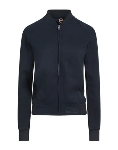 Colmar Woman Sweatshirt Midnight Blue Size Xs Polyester, Cotton