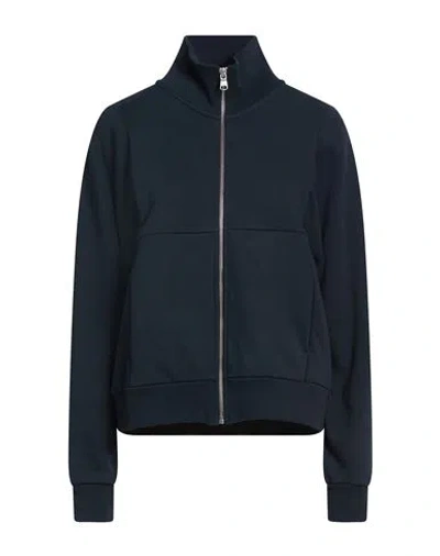 Colmar Woman Sweatshirt Navy Size L Cotton, Polyester In Blue