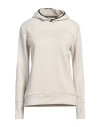Colmar Woman Sweatshirt Off White Size M Polyester, Elastane In Off White