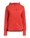 Colmar Woman Sweatshirt Orange Size M Polyester, Elastane In Orange