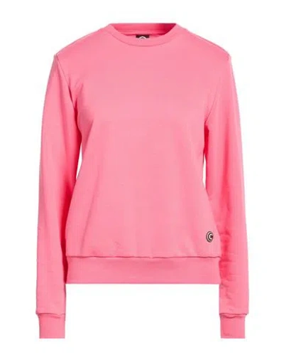 Colmar Woman Sweatshirt Pink Size S Cotton, Polyester